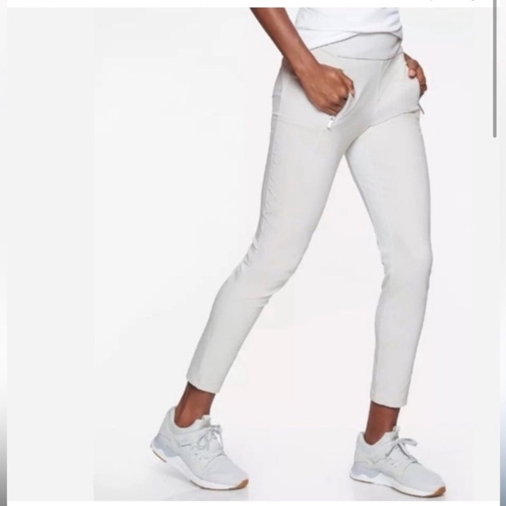 Athleta Headlands Hybrid tight 8 moonlight grey Athleisure Comfort